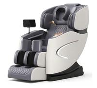 Full Body Massage Chair Recliner with Zero Gravity, AI Scan, 360° Airbag Compression, Soothing Heat Therapy, HiFi Bluetooth Speakers, LCD Screen, Integrated Design No Assembly Required(Gray)