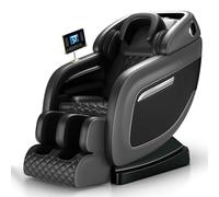 Full Body Massage Chair,SL Track Intelligent Hot Pad Recliner for The Elderly(Noir)
