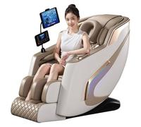 Full-Body Massage Chair with Heat Therapy Function, Ergonomically Designed for Home and Office Use.