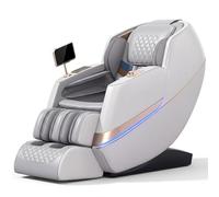 Full Body Massage Chair with Zero Gravity, AI Voice Control & SL Track, Luxury Massager with 6 Auto Modes, Heat Therapy, Wireless Charging & HiFi Bluetooth, Pre-Assembled for Home Office(Gray)