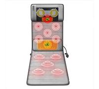 Full Body Massage Mat,Body Heating Massage Cushion,Massager 20 Neck Back Kneading Massage Heads,9 Vibration Motors Massage Mattress Relieve Pain Mat Heating Pad Aqiong