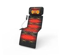 Full Body Massage Mat, Heating Function, 10 Vibration Motors, 9 Massage Modes, 4 Heating Settings, Removable Neck Massager, Heated Back Massager,