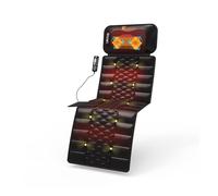 Full Body Massage Mat, Heating Function, 10 Vibration Motors, 9 Massage Modes, 4 Heating Settings, Removable Neck Massager, Heated Back Massager,