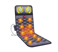 Full Body Massage Mat with Heat 20 Neck Kneading Massage Heads, Full Body Massage Heating Chair Pad Mattress Cushion for Relieving Back Lumbar Leg Pain Heating Paden Aqiong