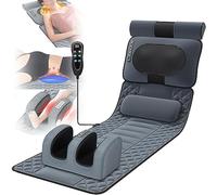 Full Body Massage Mat with Heat,Legs Foot Waist Massager,Whole Body Vibration Massage Pad,Shiatsu Massage Pad, 9 Gear Massage/3 Timing Modes Heating Pad Aqiong