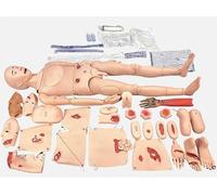 Full Body Nursing Manikin for Trauma, Catheterization & Wound Care Practice, Medical Training Simulator for Students & Schools