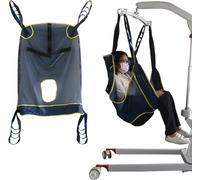 Full Body Patient Hoist Sling, Universal Lift Sling with Commode Opening, Slings for Patient Lifts