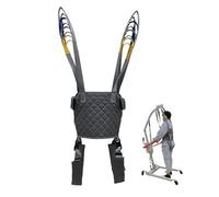 Full Body Patient Lift Sling for Toileting and Transfer, 200kg Capacity Heavy Duty Medical Hoist Sling with Adjustable Straps, 4 Handles - Mobility Aid for Home