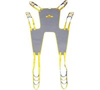 Full Body Patient Lift Sling,Toileting Hoist Sling Split-Leg Shower Sling Large Net Sling 6-Point Lift Sling Lift Strap, Patient Lift Sling, Shower Sling for Home Use(Medium)