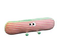 Full Body Pillow, Long Decorative Bed Pillow - Long Striped Pillow 35.43 Inches | Soft Comfortable Hip Sleeper Pillow with Cover