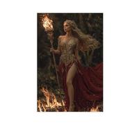 Full-Body Portrait Poster of Goddess Bruna Decorative Item Gift