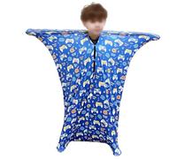 Full Body Sensory Body Sock Adults Compression Sock Calming Therapy Blanket Milk Silk Fabric Sensory Sleep Pod The(D,Small/S)