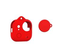 Full Body Silicone Cover and Lens Protector, Shockproof Anti-Scratch Soft Skin Case, Dust-Proof Soft Flexible Rubberized Housing for Insta360 GO Ultra Action Camera (Red)