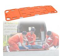 Full-Body Spine Board for Emerncy - Patient Stretcher with Multiple Handles, Head Imlizer & Waterproof Cervical Collar - Ideal for Ambulance & Dislocat Recovery