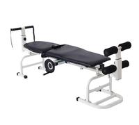Full Body Traction Table for Lumbar Stretch, Cervical Spine Massage, Adjustable Back Neck Stretcher - Spinal Decompression Device for Pain Relief