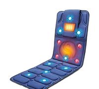 Full Body Vibrating Massage Mat with 9 Levels of Velocity and 5 Modes - Folding Massager Cushion Massage Mattress Pad for Relieve Neck, Back, Waist, Legs Pain Heating Pad Aqiong