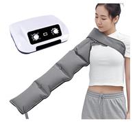 Full Body Waist Arm Leg Relax Instrument, 6/4-Cavity Air Compression Leg Massager Machine, Pressotherapy Boots for Waist Leg Lymphedema Circulation, Relax Pain Relief (4 Cavities 1 arm)
