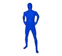 Full Bodysuit | Back Zipper Super Stretchy | Halloween Bodysuit Costumes Adult Unisex Clothes - for Stage Performance Blue l