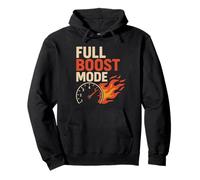 Full Boost Mode Turbo Car Auto Speed Racing Design Pullover Hoodie