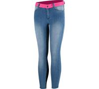 Full-bottom denim riding pants with silicone girl Horze Poppy