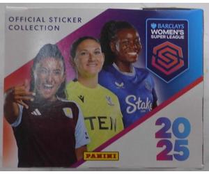 Full Box 50 pack Panini Barclays Women's Super League WSL 2025 Official Stickers