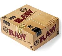 Full Box of 50 RAW Classic Rolling Papers Classic Kingsize Slim Free P&P Cheap
