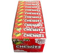 Full Box of CHEWITS Fruit Chewy Sweets (Strawberry (40 x 30g)