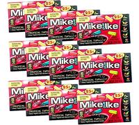 Full Box of MIKE & IKE Tropical Chewy Typhoon Fruit Flavour Candy - 24 x 22g