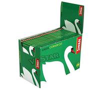 Full Box of SWAN REGULAR SIZE Rolling Papers (SWAN Green Regular - 100 Pack)