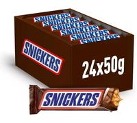 Original SNICKERS Chocolate BAR 24 x 50g Best Before 12/06/2024
