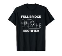 Full Bridge Rectifier Circuit Electrical Engineer Electronic Value Graphic T-Shirt