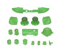 Full Buttons Mod Kits Trigger Full Trigger Module Set for Series X and Series S Controller Premium ABS Material Customizable Gaming Experience 5 Color Options (Transparent Green)