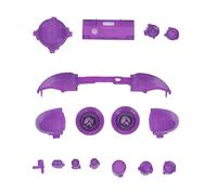 Full Buttons Mod Kits Trigger Full Trigger Module Set for Series X and Series S Controller Premium ABS Material Customizable Gaming Experience 5 Color Options (Transparent Purple)