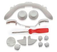 Full Buttons Replacement Replace Sets Kits for Xbox360 Xbox 360 Game Controller (White)