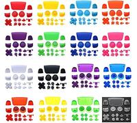 Full Buttons Set for PS5 Joysticks Dpad R1 L1 R2 L2 Direction Key ABXY Buttons Trigger Button Cap Cover for Sony Playstion 5 PS5 BDM-010 Game Console (Dark Blue 2)