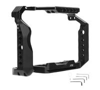 Full Camera Cage, Accurate Cutouts Aluminum Alloy Camera Cage Support Multiple Device Expansion Quick Release Cages for A7r3 A7m3 A9 Cameras