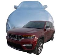 Full Car Cover Compatible for Jeep Grand Cherokee Limited 2022 2023 2024 2025 2026, Snowproof Scratchproof Anti-UV Four Seasons Available Oxford Car Tarpaulin,Silver