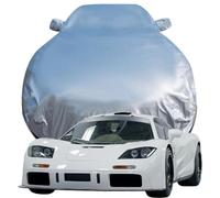 Full Car Cover Compatible for McLaren F1, Snowproof Scratchproof Anti-UV Four Seasons Available Oxford Car Tarpaulin,Silver