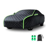 Full Car Cover compatible with Renault Clio Williams 1993-1996 | Multi-Layer Hail Protector Heavy Duty 100% Waterproof Car Tarpaulin with Driver Side Zipper Door