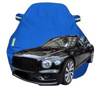Full Car Cover for Bentley Flying Spur Black Edition 2023 2024 2025 2026, Snowproof Scratchproof Anti-UV All Weather Protection, Breathable Oxford Car Tarpaulin,Blue