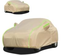 Full Car Cover For BMW 8 Series G15 Coupe 2018 2019 2020 2021 2022, Outdoor Waterproof Breathable Rain Anti Ultraviolet With Night Reflective Strips Protection,A/Brown
