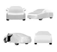 Full Car Cover, for BMW X3 M 2019-2021, Scratchproof, UVproof, Breathable Car Covers, with Reflective Stripes, All-Weather Protection,Silver