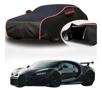 Full Car Cover for BUGATTI CHIRON Pur Sport ‘C’ shaped drift, Oxford Car Tarpaulin with Reflective Strips, All Weather Windproof Snowproof UV Protection Car Cover,B