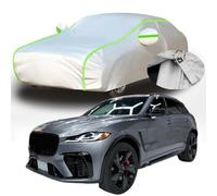 Full Car Cover for Jaguar F-Pace SVR, High Stretch Oxford Cloth Sun Protection Waterproof Dustproof UV Resistant Windproof Car Cover,D