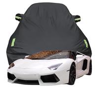 Full Car Cover for Lamborghini AVENTADOR LP700-4 ROADSTER, Snowproof Scratchproof Anti-UV All Weather Protection, Breathable Oxford Car Tarpaulin,Black