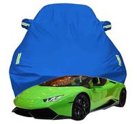 Full Car Cover for Lamborghini HURACAN SPYDER, Snowproof Scratchproof Anti-UV All Weather Protection, Breathable Oxford Car Tarpaulin,Blue