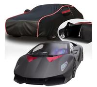 Full Car Cover for Lamborghini Sesto Elemento, Oxford Car Tarpaulin with Reflective Strips, All Weather Windproof Snowproof UV Protection Car Cover,B