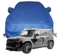 Full Car Cover for Land Rover Range Rover Defender, High Stretch Oxford Cloth Sun Protection Waterproof Dustproof UV Resistant Windproof Car Cover,Blue