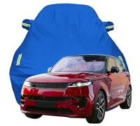 Full Car Cover for Land Rover Range Rover Sport First Edition 2023 2024 2025 2026, Snowproof Scratchproof Anti-UV All Weather Protection, Breathable Oxford Car Tarpaulin,Blue