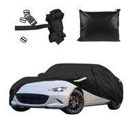 Full Car Cover for Mazda MK1 MK2 MK2.5 NA NB 1989-2024, 210D Waterproof Outdoor All Weather Car Cover for MK1 MK2 MK2.5 with Reflective Strip, Windproof Straps